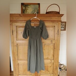 Neuflora Hartselle dress in Green Stripe ✨ worn once!